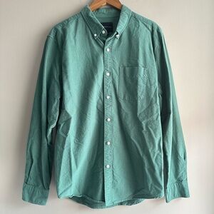 American Eagle Button Down Shirt Teal